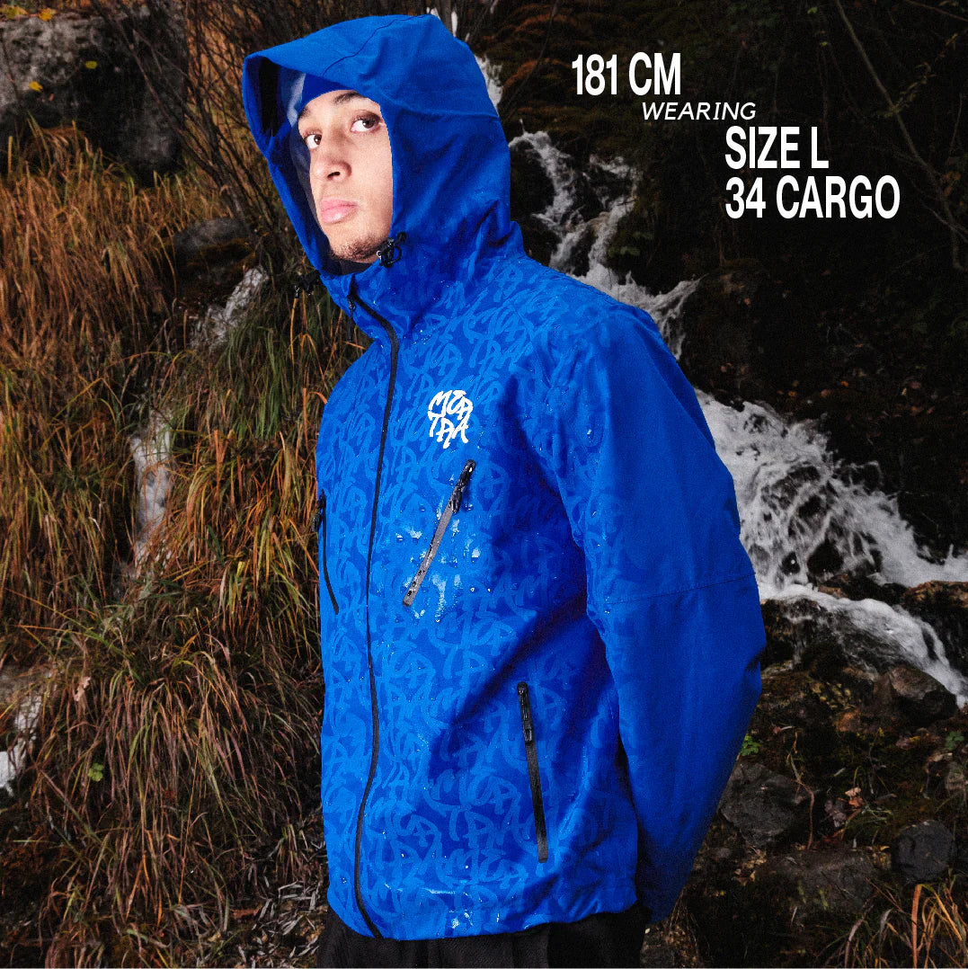 WATER REACTIVE SHELL JACKET BLUE