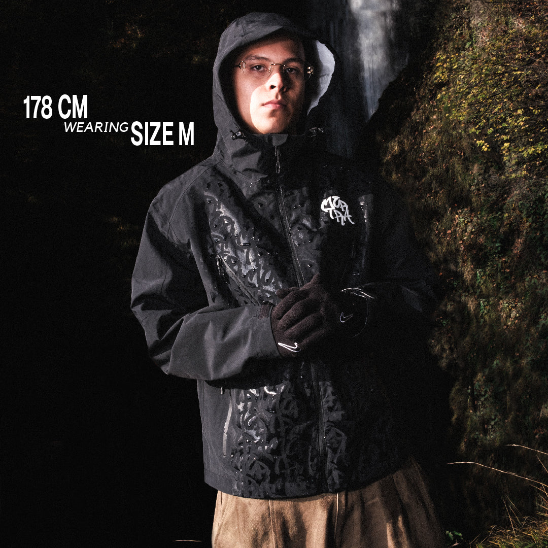 WATER REACTIVE SHELL JACKET BLACK